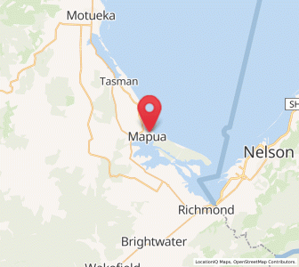Map of Mapua, Tasman
