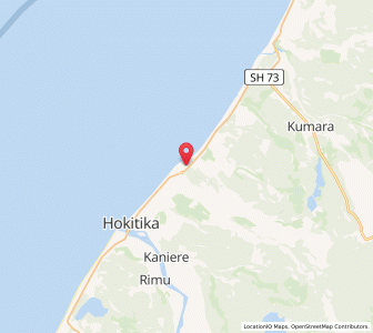 Map of Maraehoko, West Coast