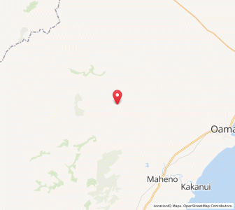 Map of Marakerake, Otago