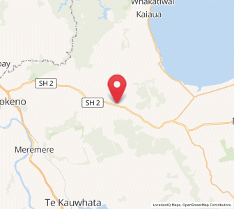 Map of Maramarua, Waikato