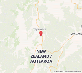 Map of Mararewa, Tasman