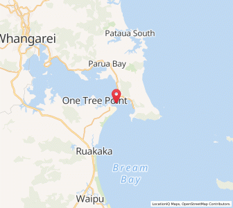 Map of Marsden Point, Northland