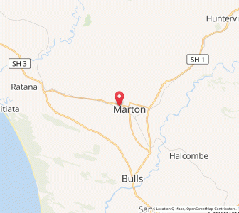 Map of Marton, Wellington