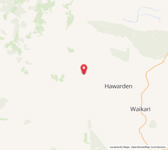 Map of Masons Flat, Canterbury