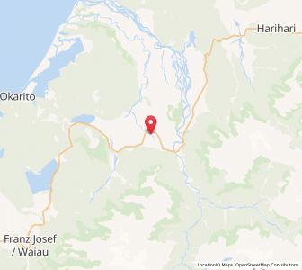 Map of Matainui, West Coast