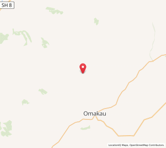 Map of Matakanui, Otago
