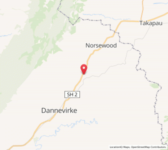 Map of Matamau, Manawatu-Wanganui