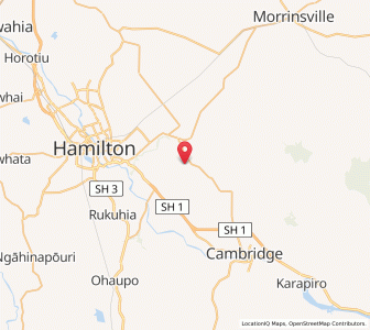 Map of Matangi, Waikato