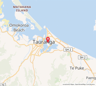 Map of Matapihi, Bay of Plenty
