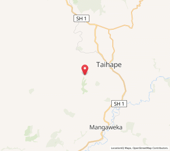 Map of Mataroa, Manawatu-Wanganui