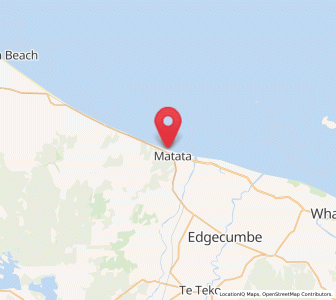 Map of Matata, Bay of Plenty