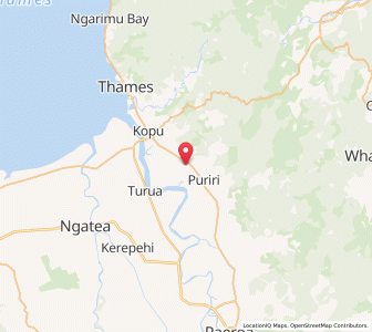 Map of Matatoki, Waikato