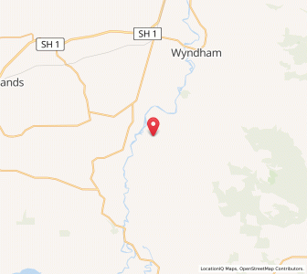 Map of Mataura Island, Southland