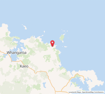 Map of Matauri Bay, Northland