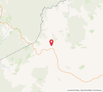 Map of Matawai, Gisborne