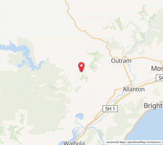 Map of Maungatua, Otago