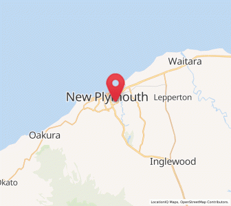 Map of Merrilands, Taranaki