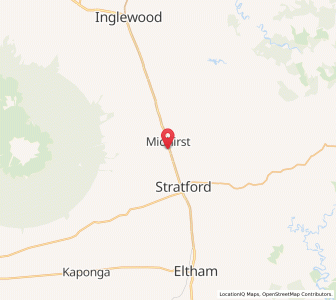 Map of Midhirst, Taranaki