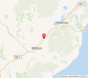 Map of Milburn, Otago