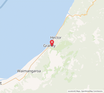 Map of Millerton, West Coast
