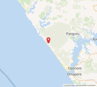 Map of Mitimiti, Northland