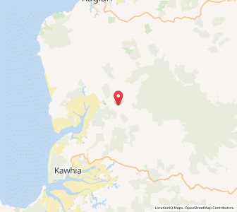 Map of Moerangi, Waikato