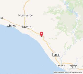 Map of Mokoia, Taranaki