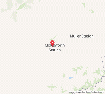 Map of Molesworth, Marlborough