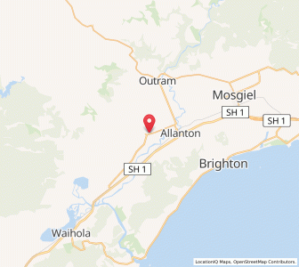 Map of Momona, Otago
