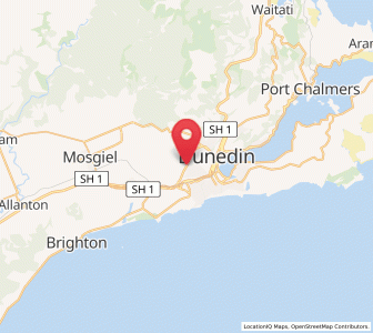 Map of Mornington, Otago