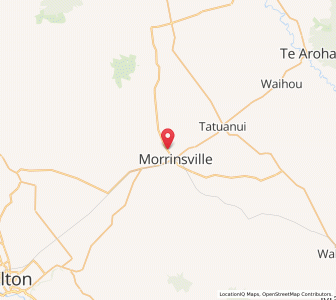 Map of Morrinsville, Auckland