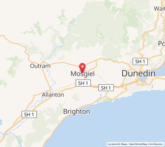 Map of Mosgiel, Otago