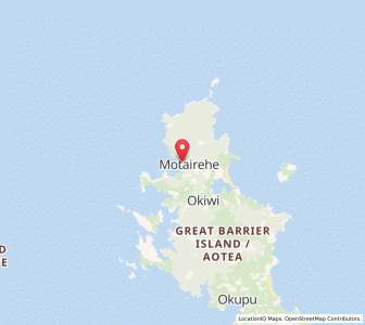 Map of Motairehe, Auckland