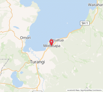 Map of Motuoapa, Waikato
