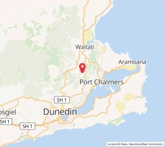 Map of Mount Cargill, Otago