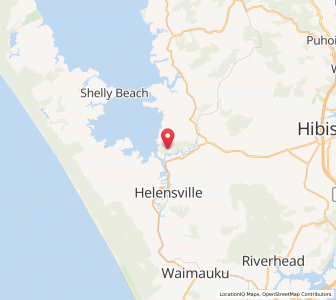Map of Mount Rex, Auckland