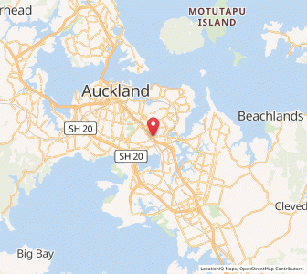 Map of Mount Wellington, Auckland