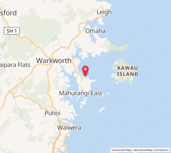 Map of Mullet Point, Auckland
