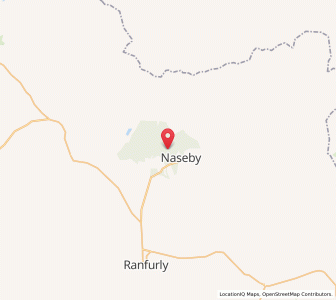Map of Naseby, Otago