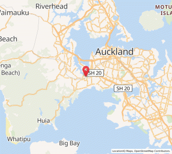 Map of New Lynn, Auckland
