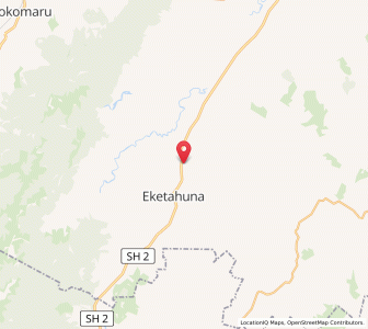 Map of Newman, Manawatu-Wanganui