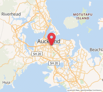 Map of Newmarket, Auckland