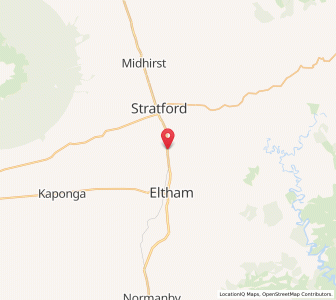 Map of Ngaere, Taranaki