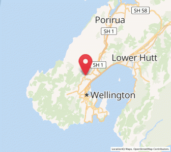 Map of Ngaio, Wellington