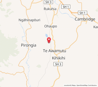 Map of Ngaroto, Waikato