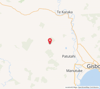 Map of Ngatapa, Gisborne