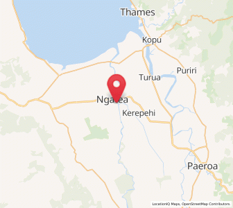 Map of Ngatea, Waikato