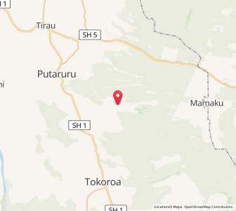 Map of Ngatira, Waikato