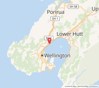 Map of Ngauranga, Wellington