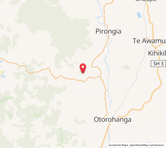 Map of Ngutunui, Waikato